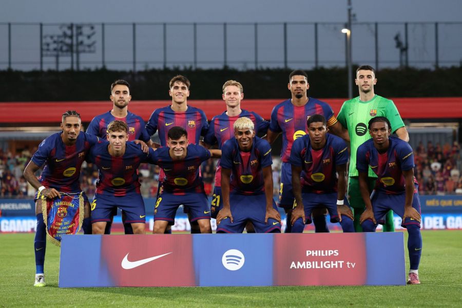 Photo Ancienne FC Barcelone – Johan Cruyff Capitaine – Années 1970 – UEFA