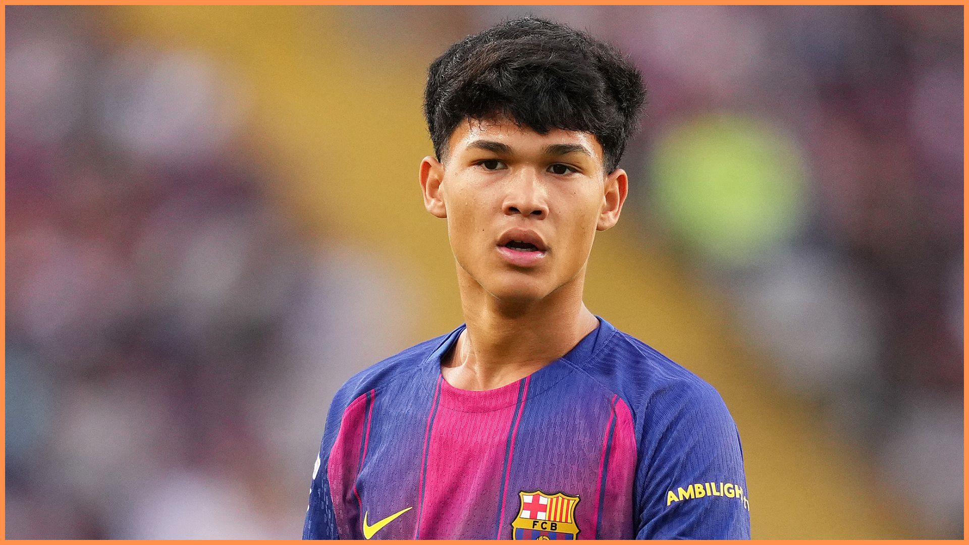Pedro Fernandes of FC Barcelona looks on during the LaLiga EA Sports match between FC Barcelona and Real Sociedad at Estadi Olimpic Lluis Companys.