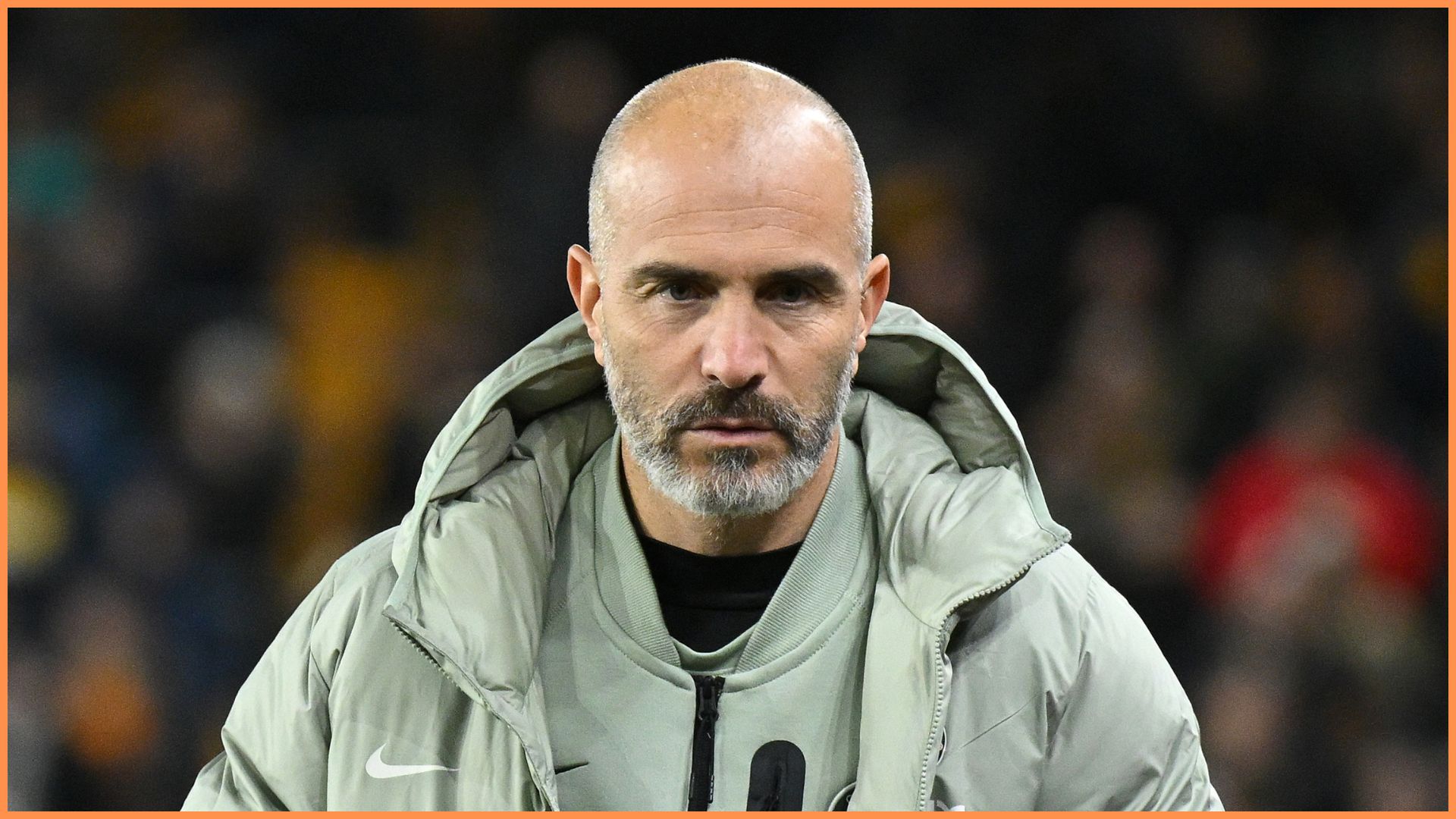 WOLVERHAMPTON, ENGLAND - OCTOBER 29: Enzo Maresca, Manager of Chelsea, looks on prior to the Carabao Cup Fourth Round match between Wolverhampton Wanderers and Chelsea at Molineux on October 29, 2025 in Wolverhampton, England.