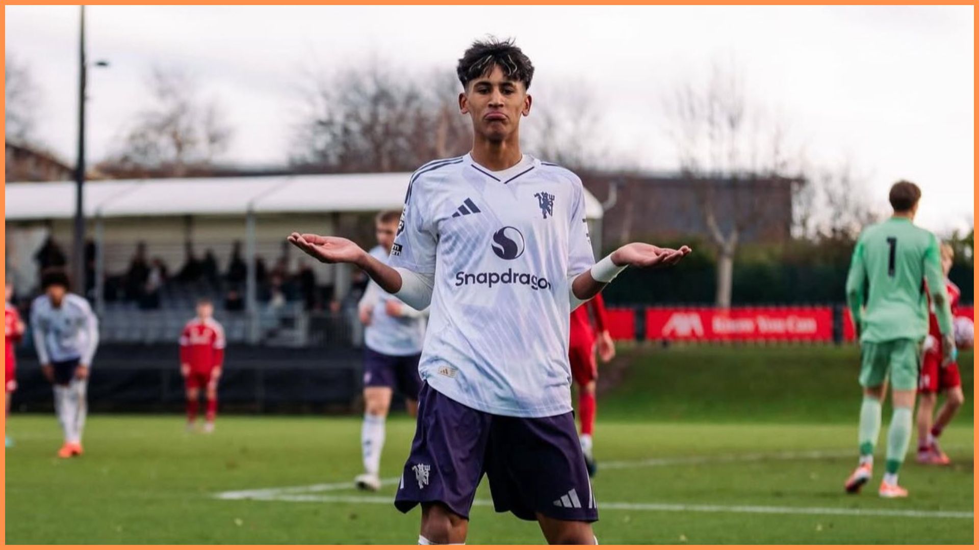 Manchester United wonderkid JJ Gabriel.