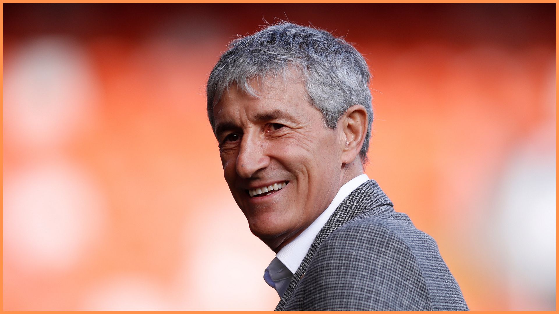 Former Barcelona manager Quique Setien.