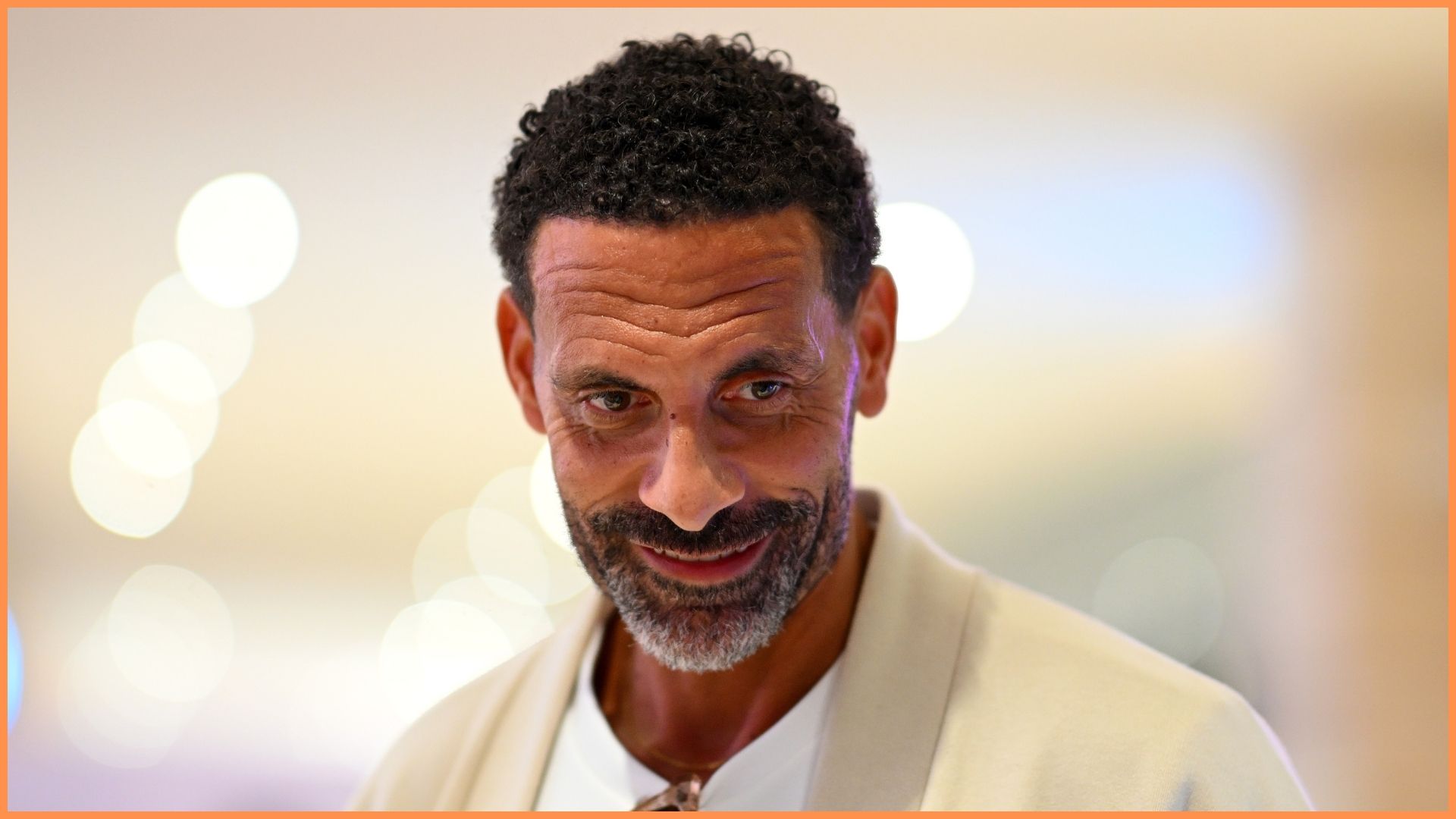 LUSAIL CITY, QATAR - NOVEMBER 28: Rio Ferdinand looks on during Sprint Qualifying ahead of the F1 Grand Prix of Qatar at Lusail International Circuit on November 28, 2025 in Lusail City, Qatar.