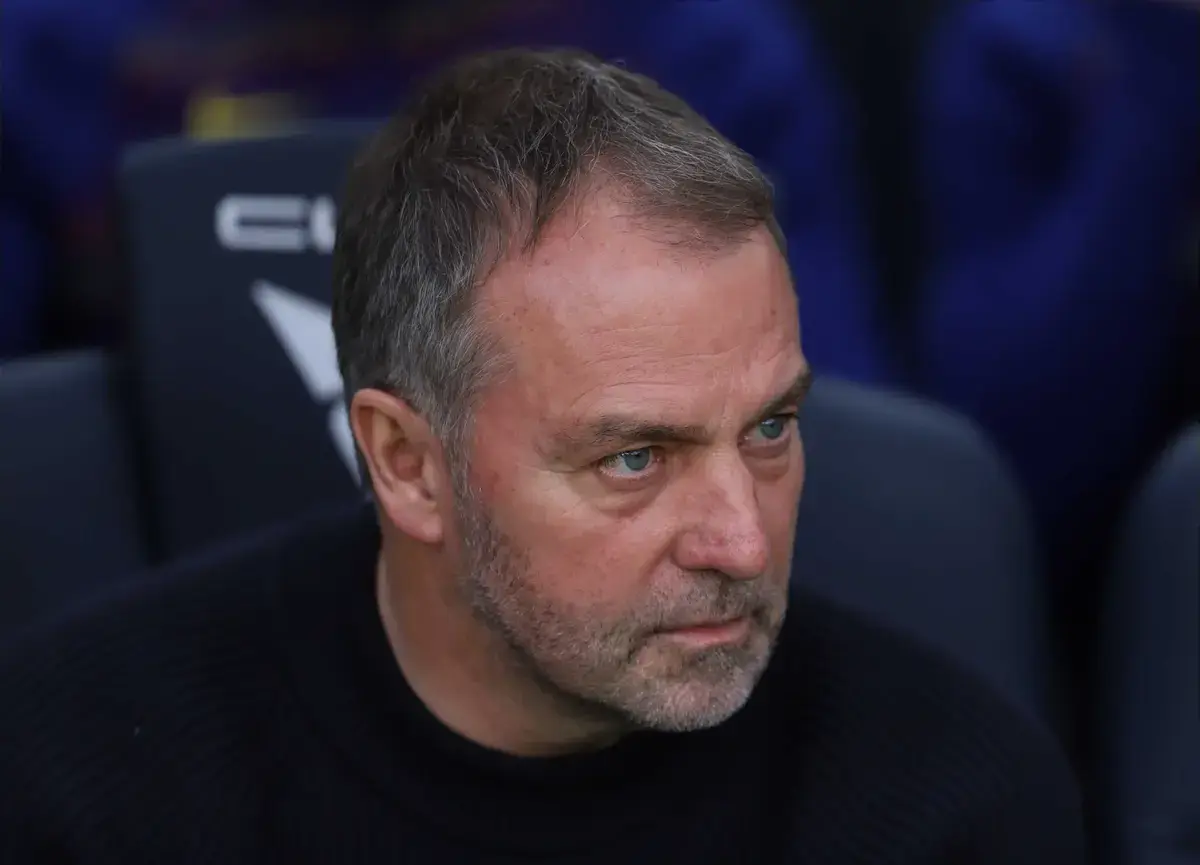 March 15, 2026, Sabadell, Barcelona, Spain: Barcelona Spain 15.03.2026 Hansi Flick coach (FC Barcelona) looks during the La Liga EA Sports between FC Barcelona and Sevilla FC at Camp Nou on 15 March 2026 in Barcelona.