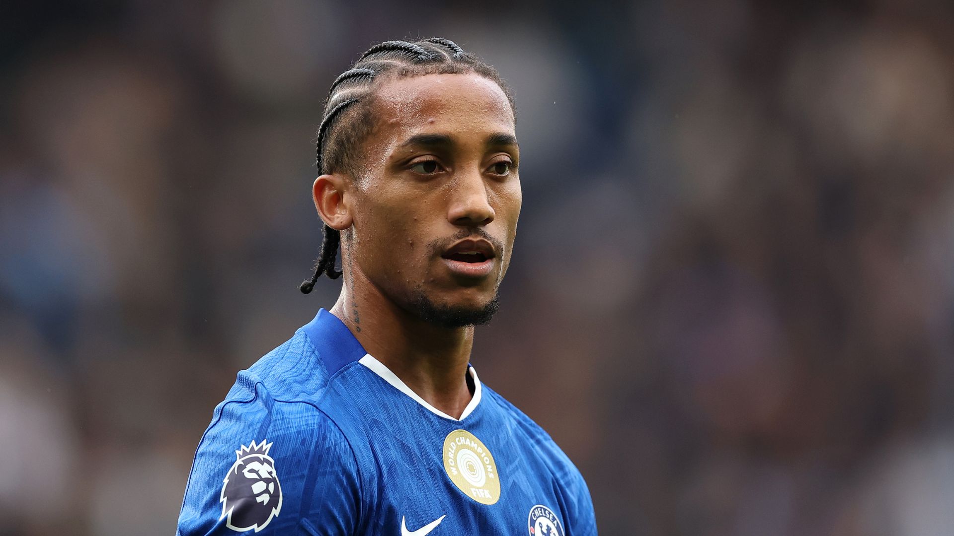 LONDON, ENGLAND - MAY 04: Joao Pedro of Chelsea during the Premier League match between Chelsea and Nottingham Forest at Stamford Bridge on May 04, 2026 in London, England.